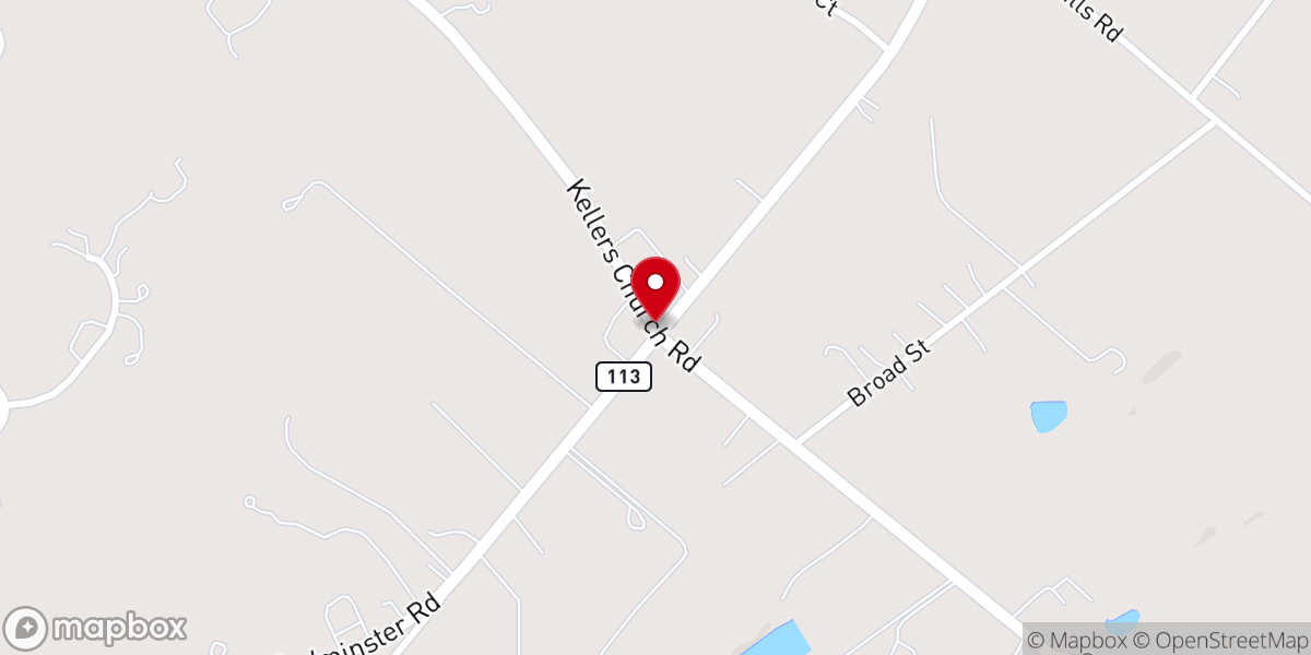Map showing location of Bedminster