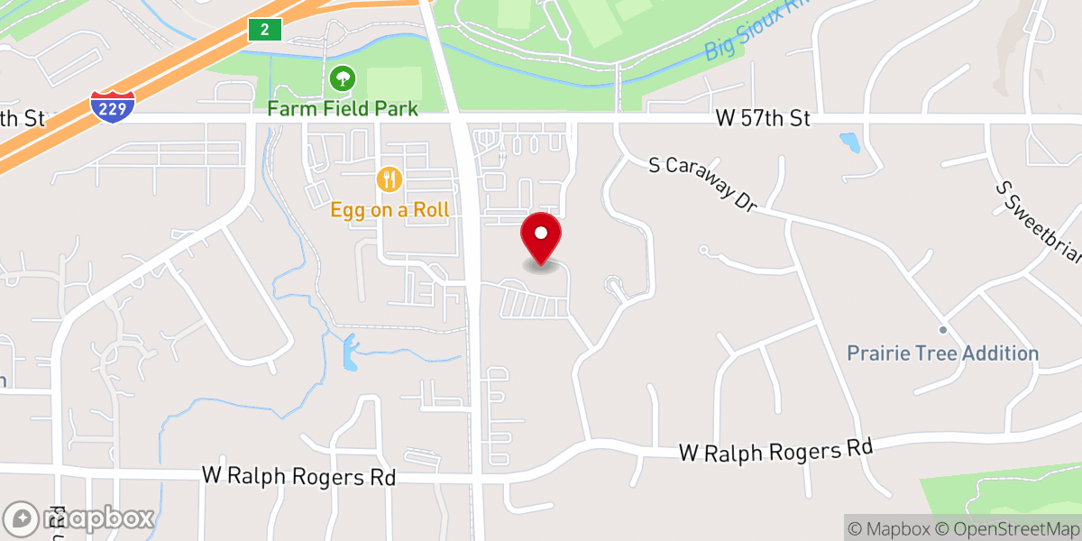 Map showing location of Memorial Lutheran Church