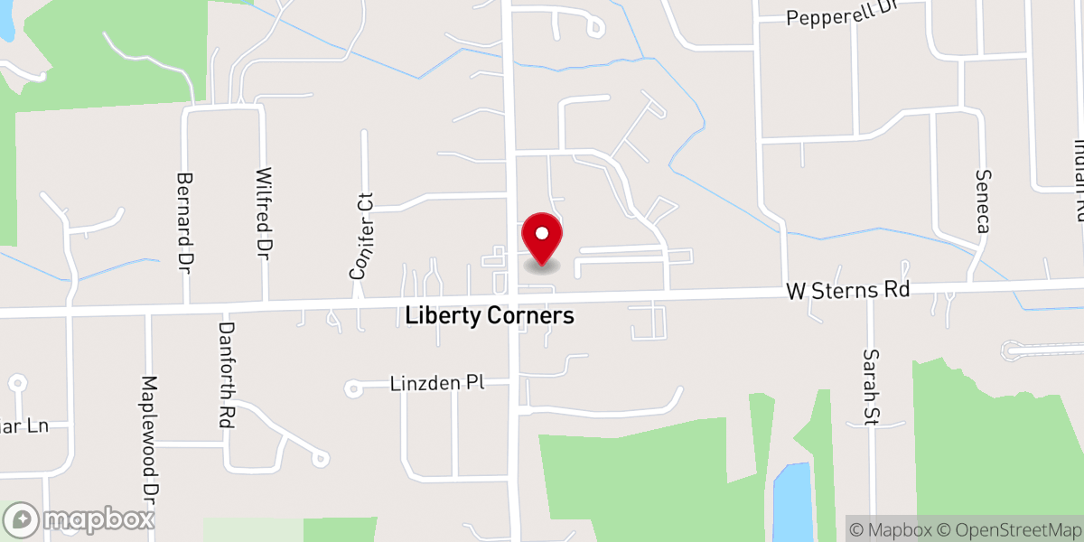 Map showing location of St Luke's Lutheran Church