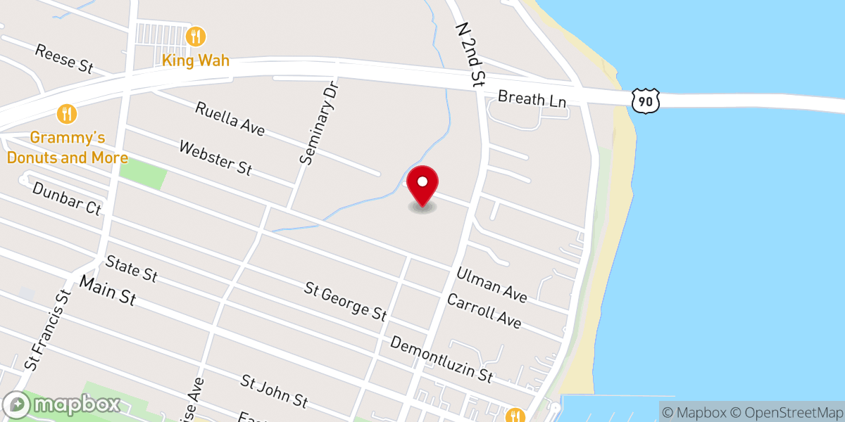 Map showing location of William J Kelley Retreat Center