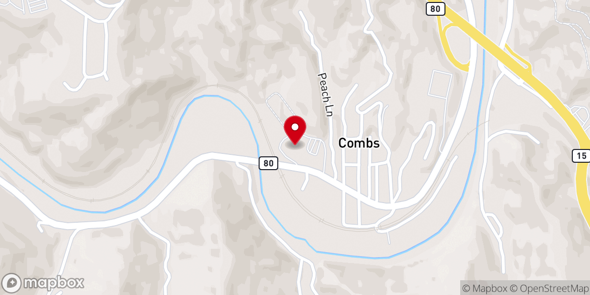 Map showing location of Robinson Elementary School