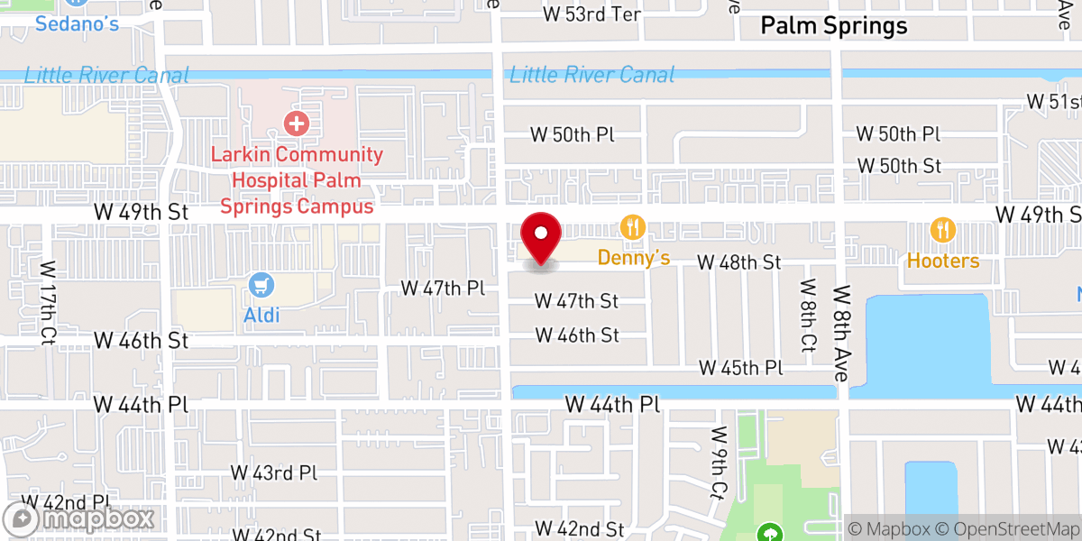 Map showing location of New Hope in Christ Ministry Inc