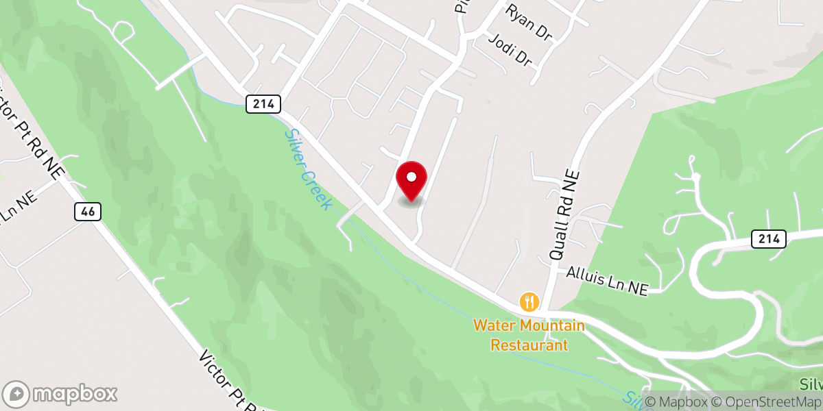 Map showing location of Christ the King Anglican Church