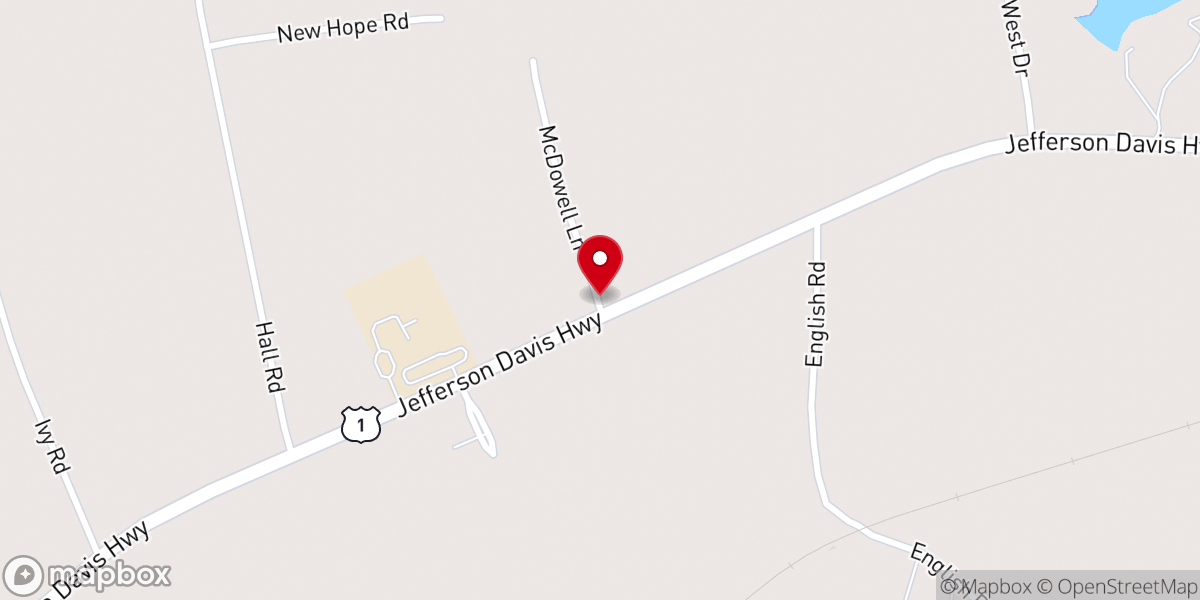 Map showing location of Mount Pisgah Church