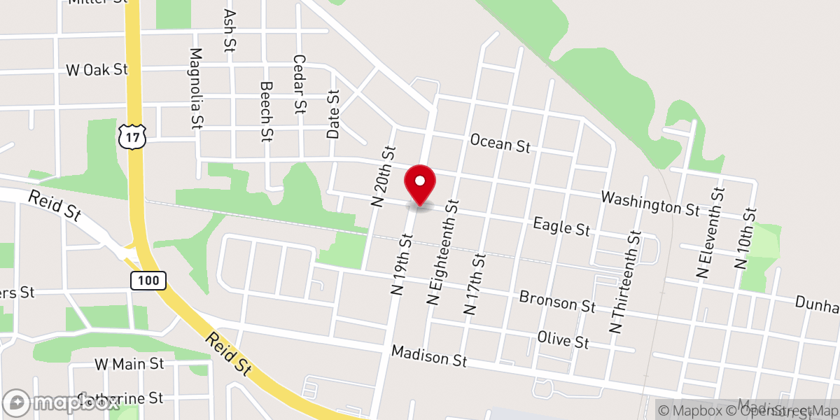 Map showing location of House of God Church