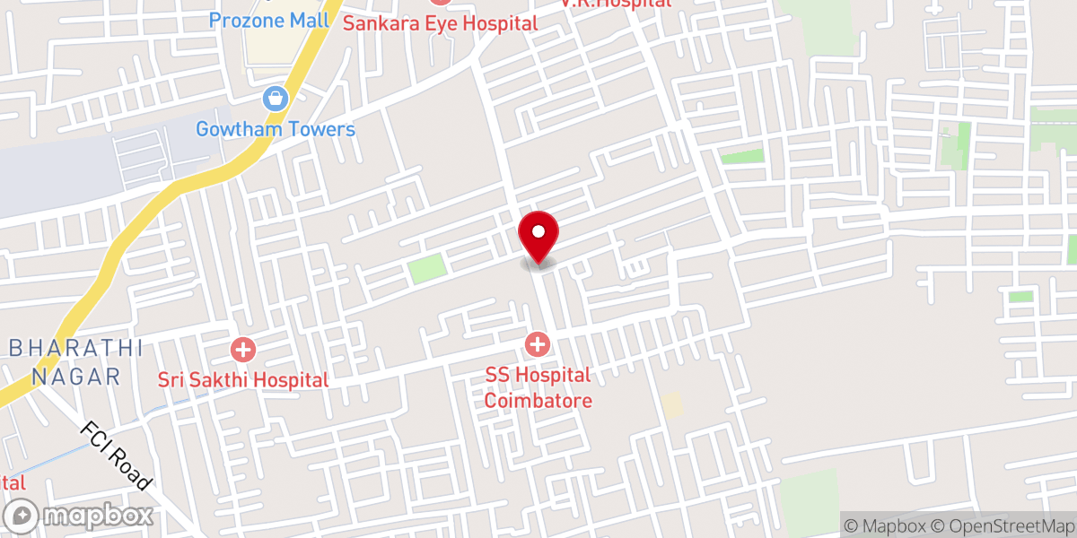 Map showing location of Full Gospel Pentecostal Church, Ganapathy