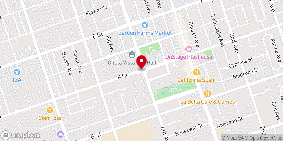 Map showing location of Our Fathers House of Worship Inc