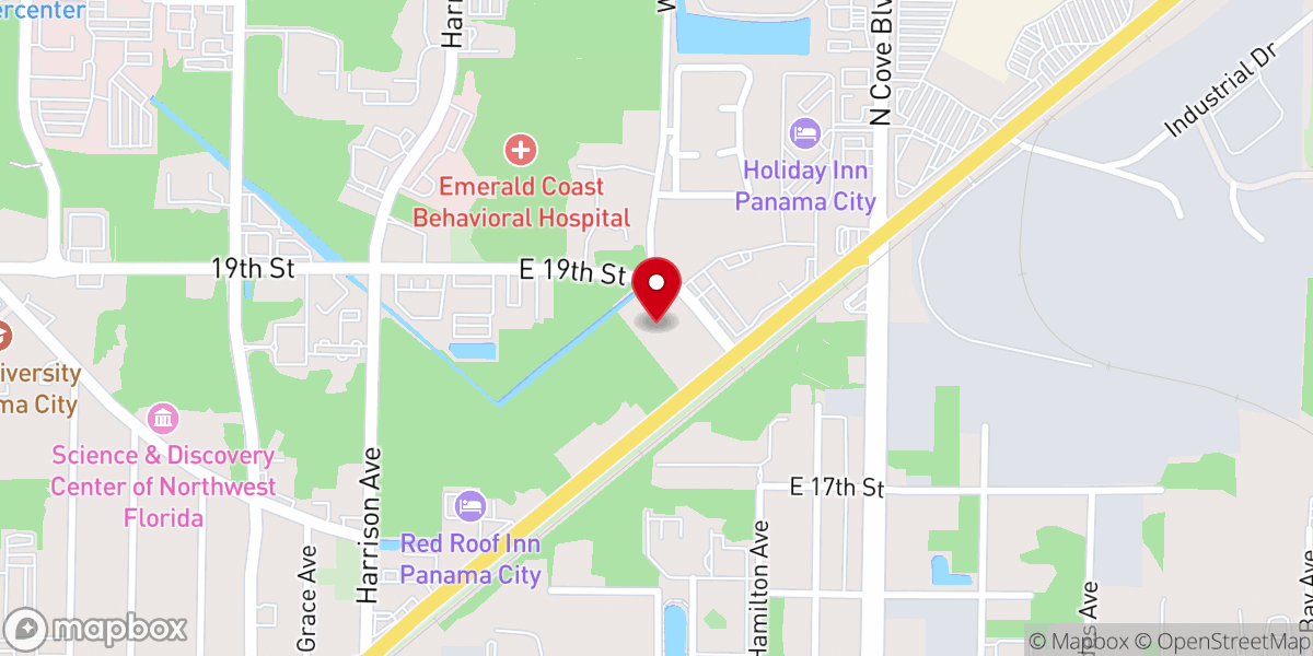 Map showing location of Living Word Church