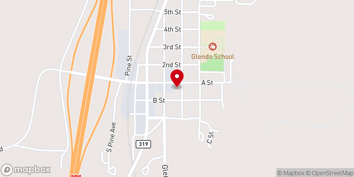 Map showing location of Our Lady of Lourdes Catholic Church
