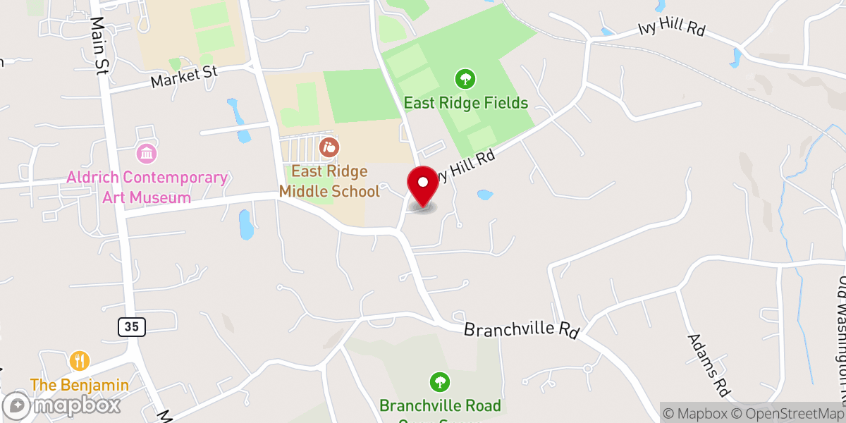 Map showing location of St Andrew's Lutheran Church
