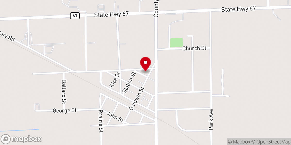 Map showing location of The Old Bell Tower Church