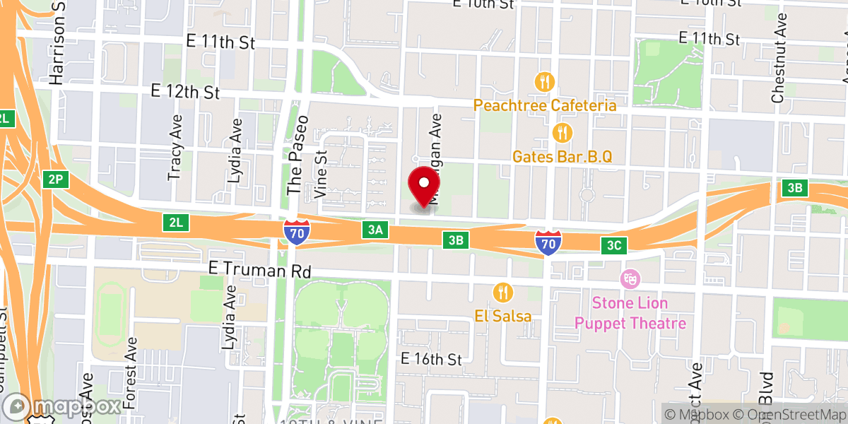 Map showing location of House of Refuge Pentecostal Church