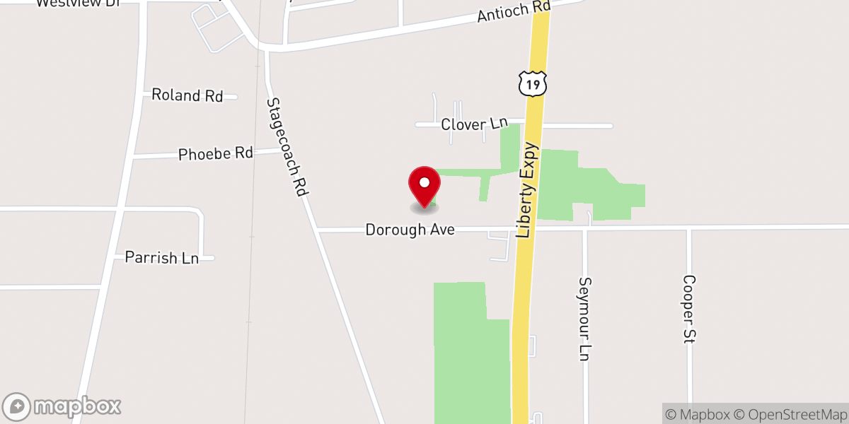 Map showing location of Putney United Methodist Church