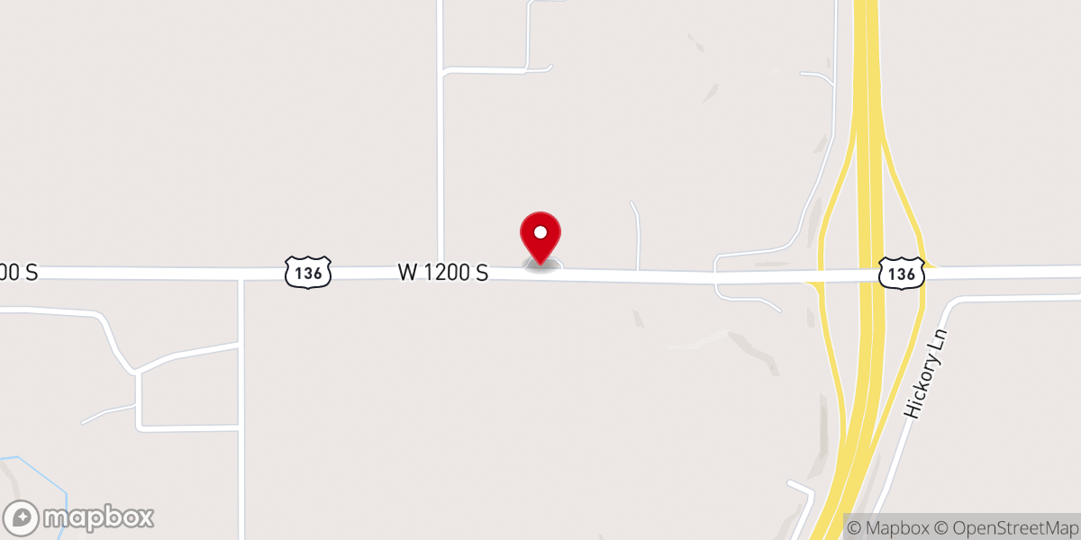 Map showing location of Benson Chapel