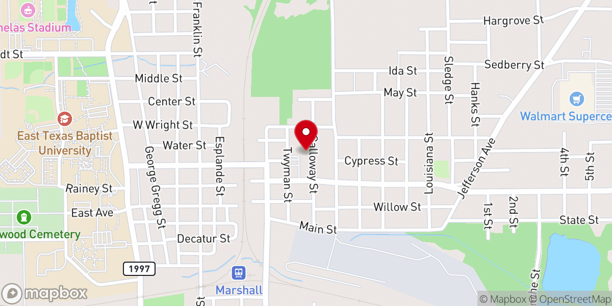 Map showing location of Heart Dream Fellowship