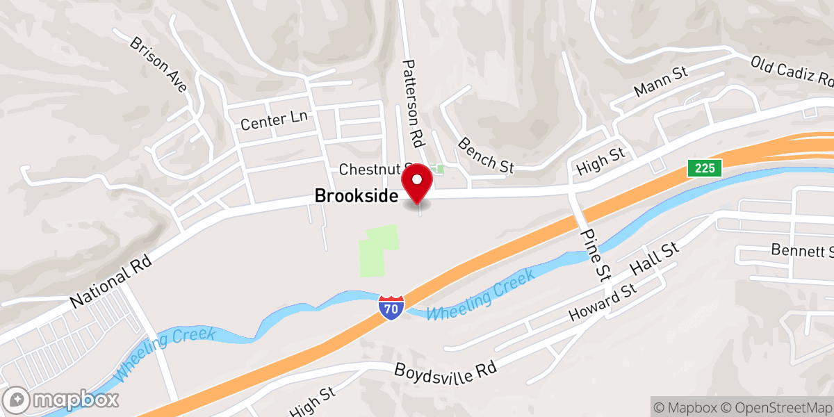Map showing location of Church of God