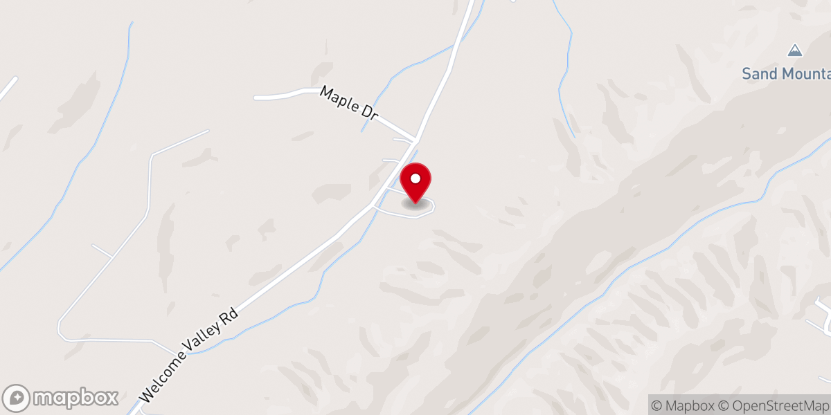 Map showing location of Big Frog Mountain Outfitters (Big Frog Expeditions)