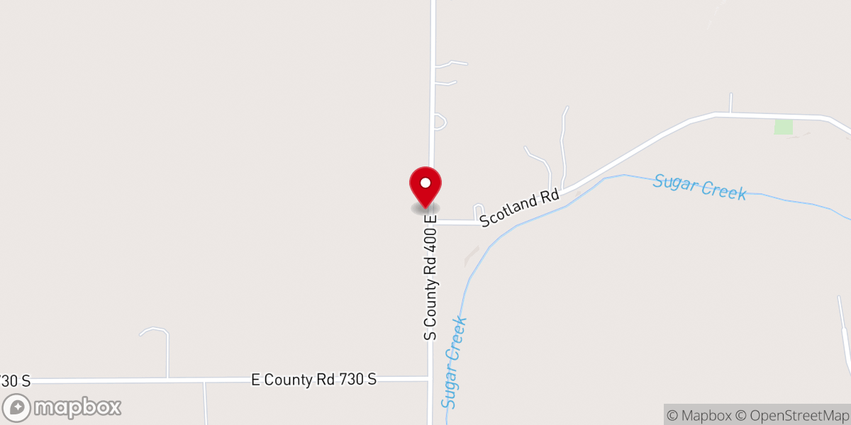 Map showing location of Scotland Church