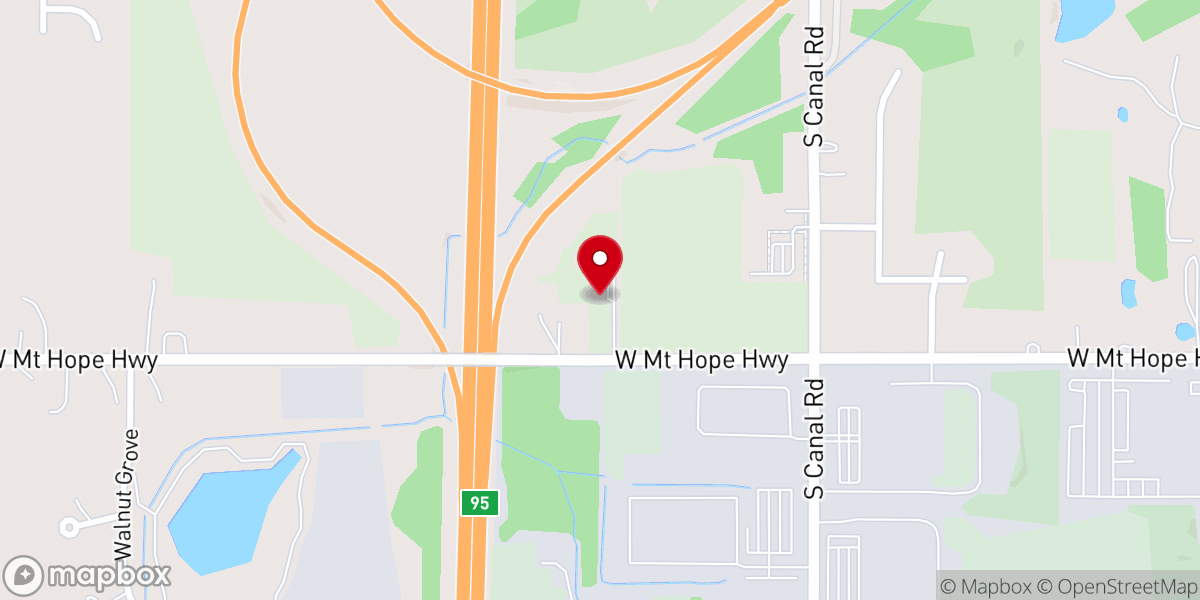 Map showing location of Community Baptist Church Of Lansing