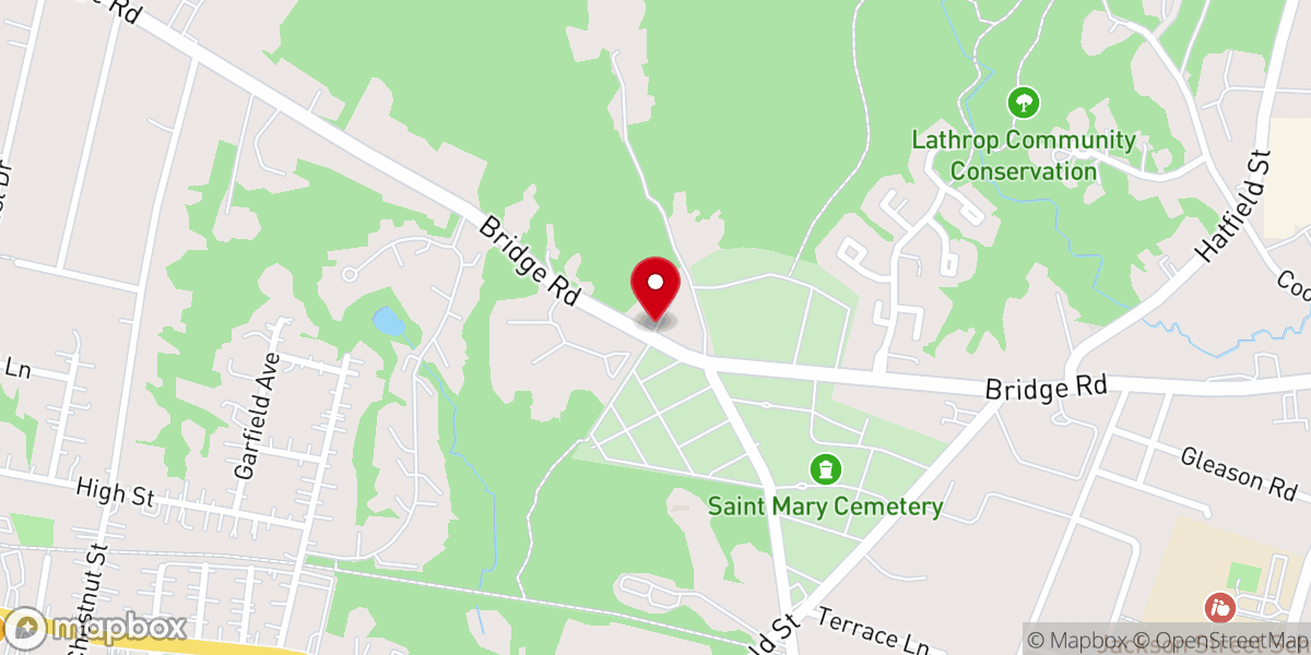 Map showing location of Cornerstone Chapel