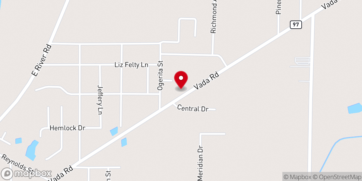 Map showing location of Mount Zuba Church