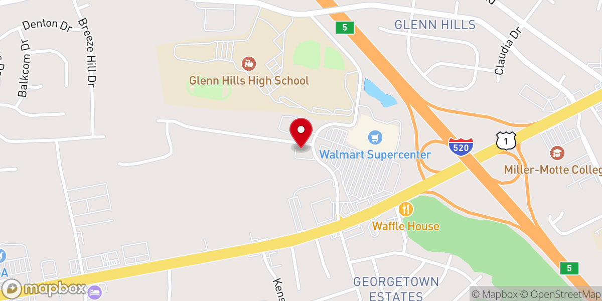 Map showing location of Catholic Social Services of Augusta