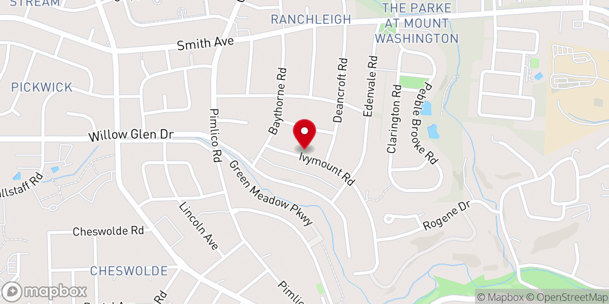 Map showing location of Congregation B Nai Torah Inc
