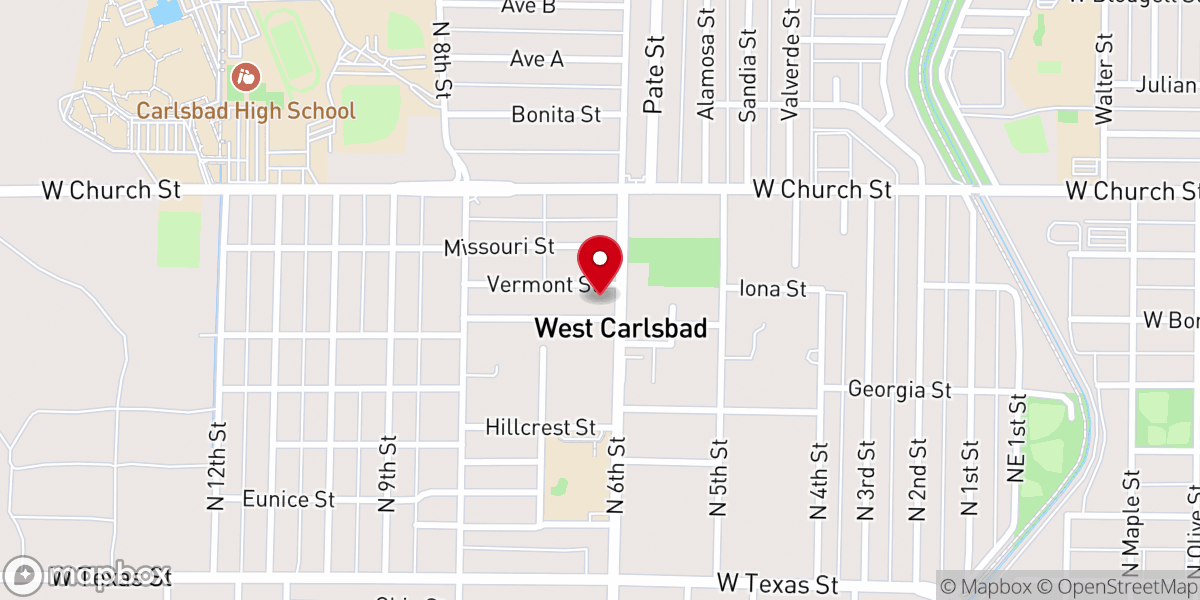 Map showing location of Legacy Church - Carlsbad Campus