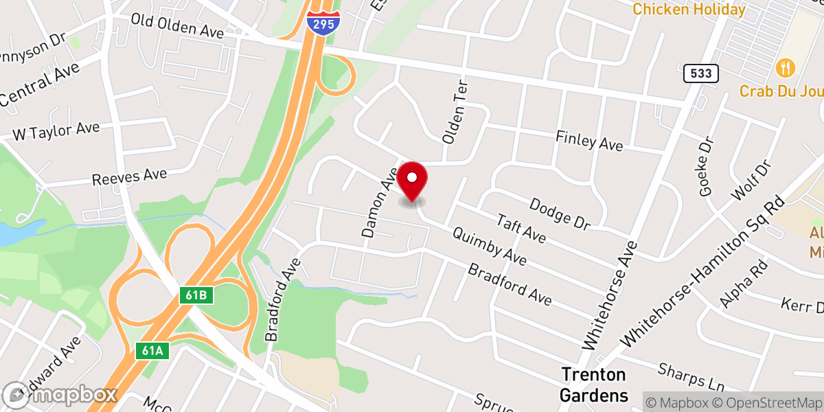 Map showing location of Instituto Biblico Emanuel Inc