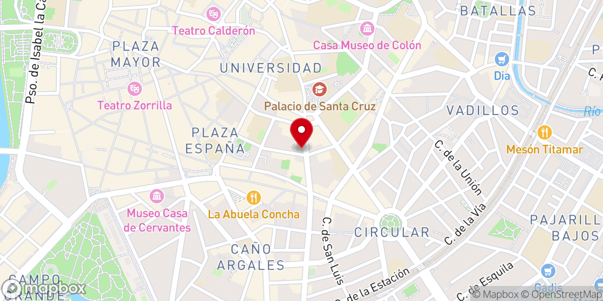 Map showing location of Librería de Artículos Religiosos del Santuario Nacional de la Gran Promesa