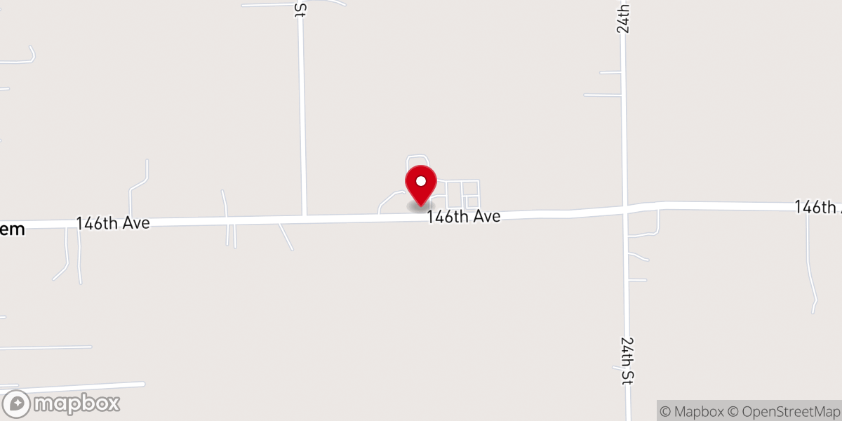 Map showing location of St. Mary's Visitation Catholic Parish Church