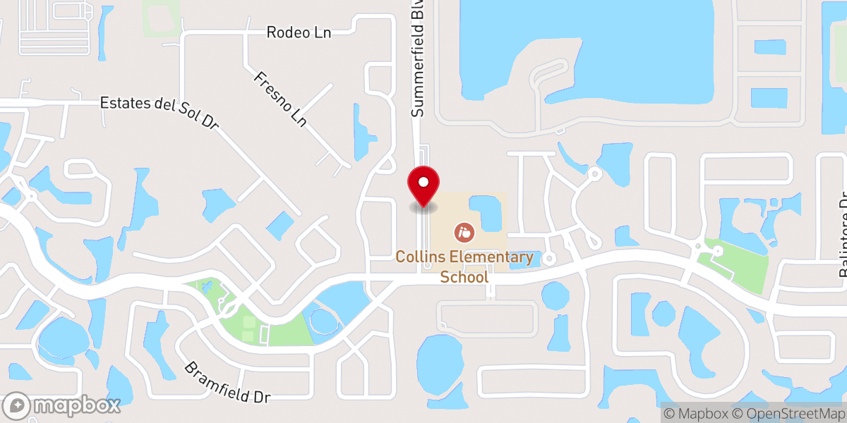Map showing location of Fellowship Church - Riverview Location