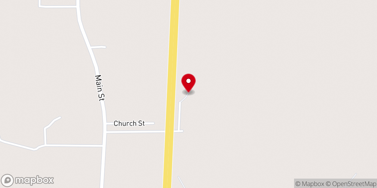 Map showing location of Mount Moriah Missionary Baptist Church