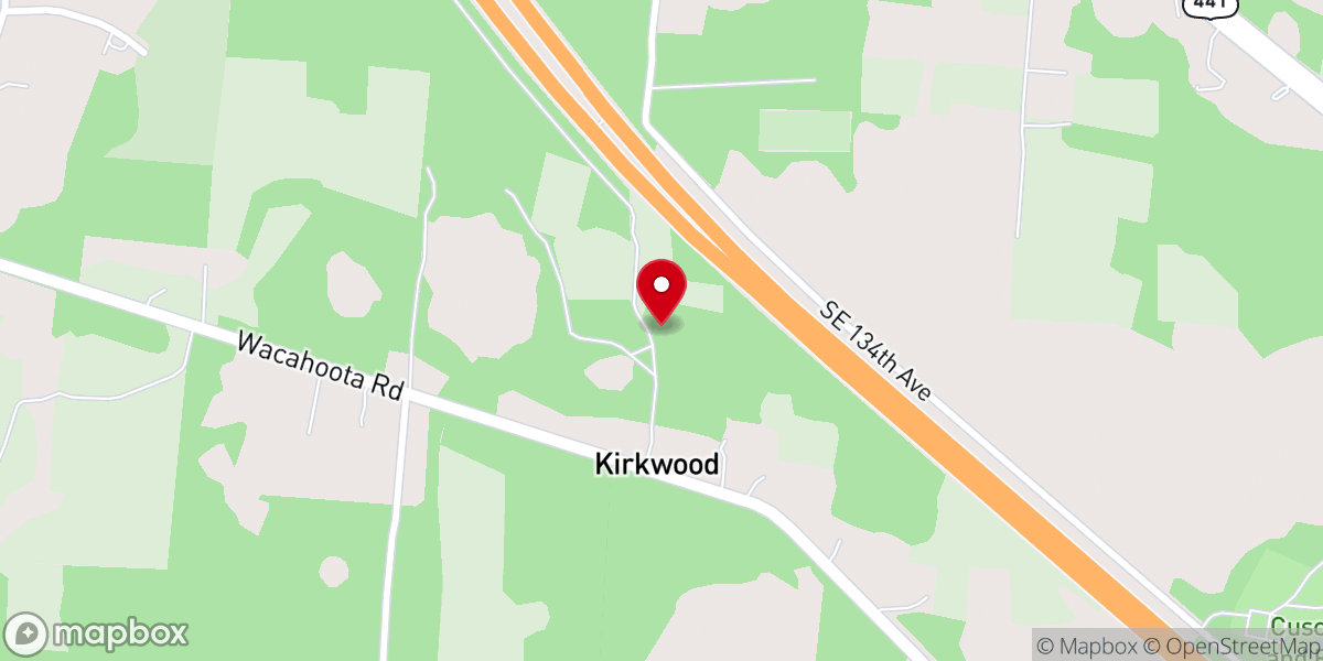 Map showing location of Second Bethel Missionary Baptist Church