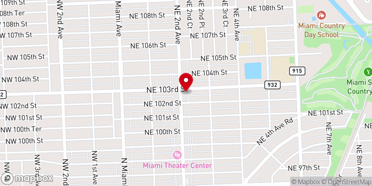 Map showing location of The Universal Church