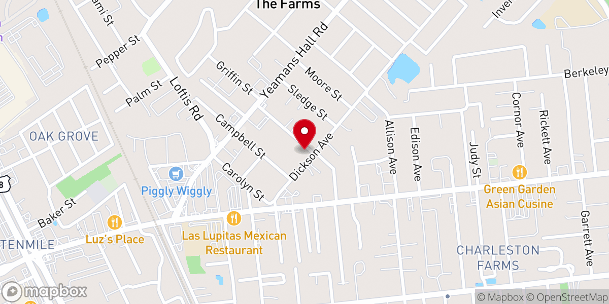 Map showing location of Beyond the Church Walls Minist