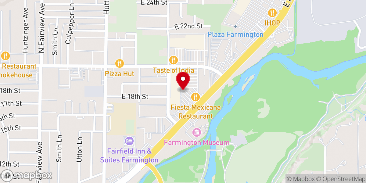 Map showing location of Shine On Ministry