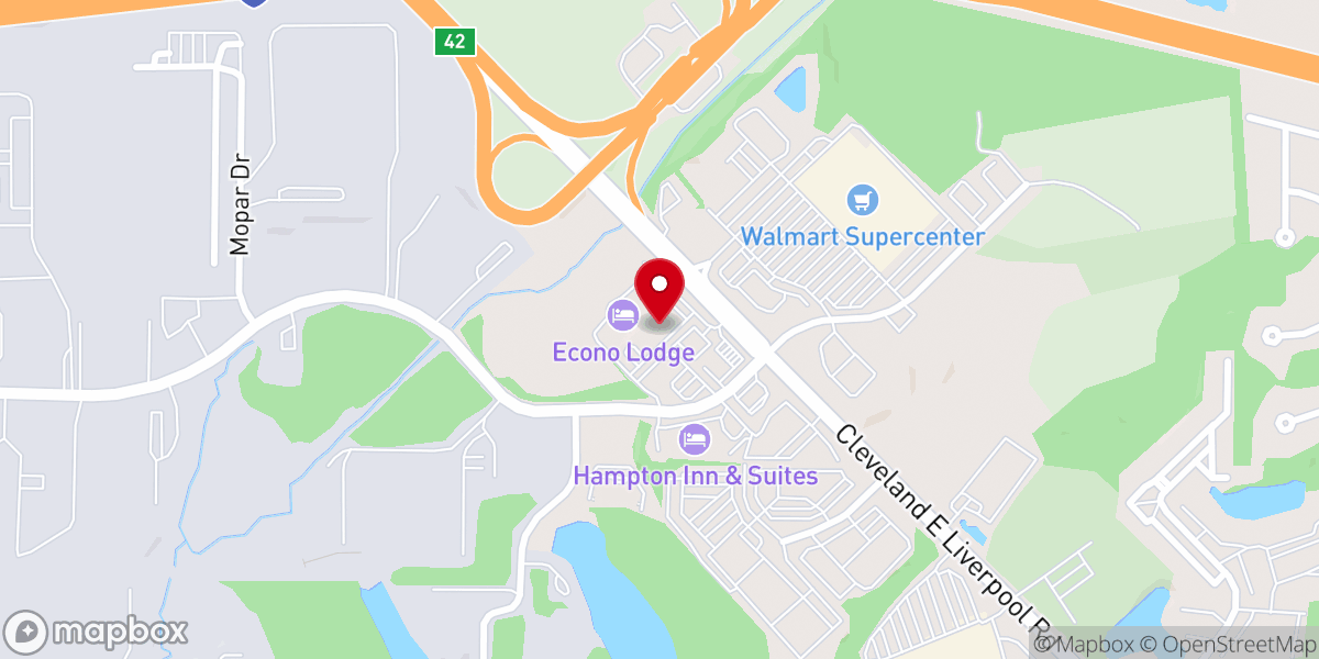 Map showing location of Fairfield by Marriott Inn & Suites Cleveland Streetsboro