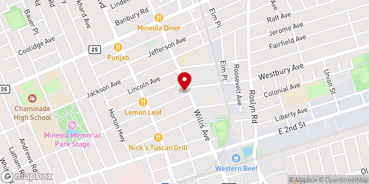 Map showing location of Ray of Hope Punjabi Church in New York & New Jersey