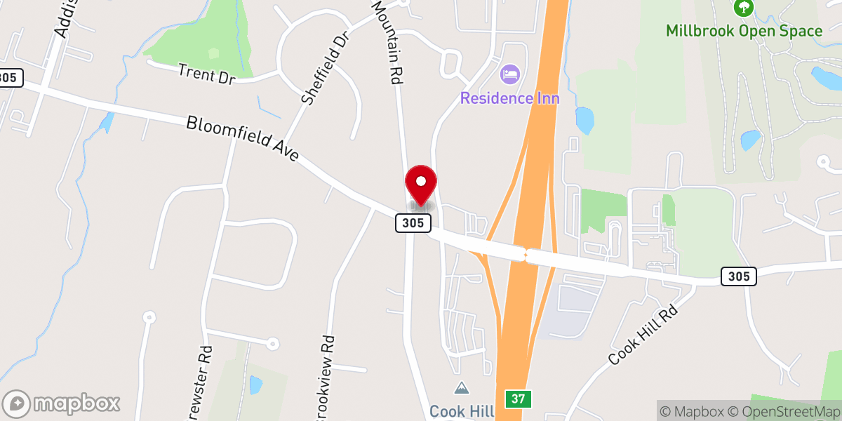 Map showing location of Oasis Christian Church