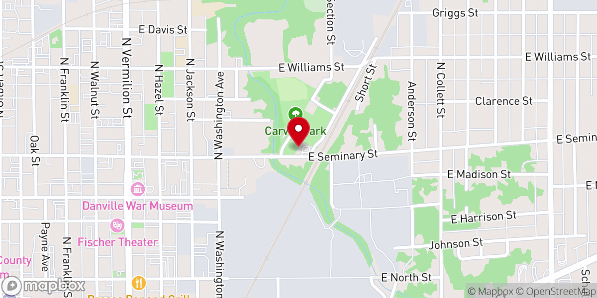 Map showing location of St James Free Will Baptist Church