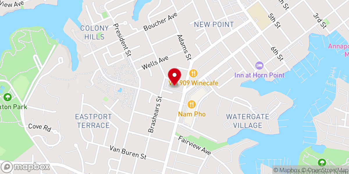 Map showing location of Annapolis Spanish SDA Church