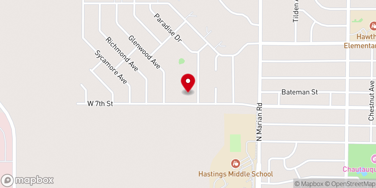 Map showing location of Saint Michael's Catholic Church
