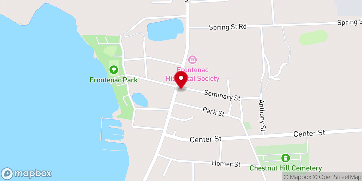 Map showing location of St. Michael's Church