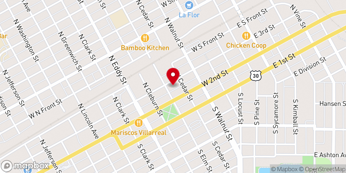 Map showing location of Iglesia Apostolica Camino a la verdad