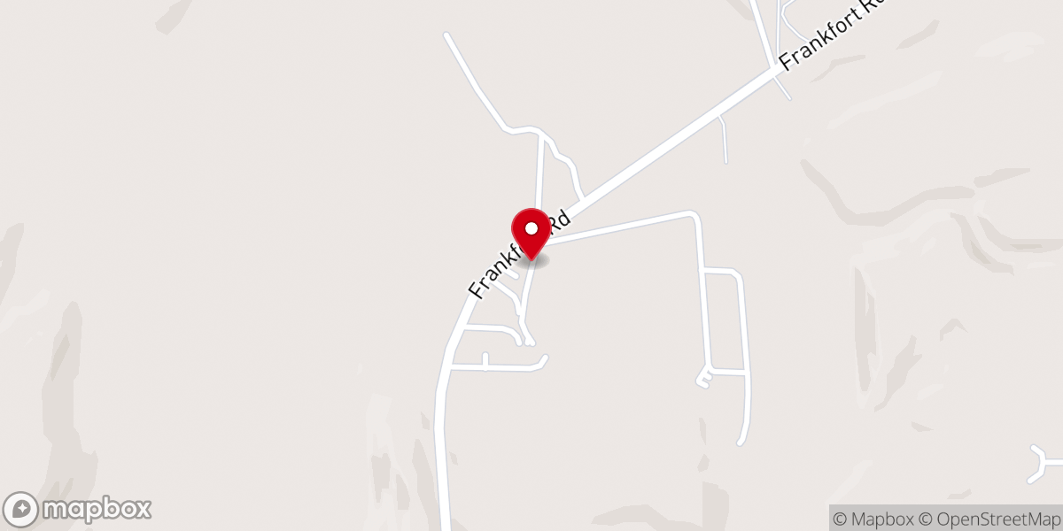 Map showing location of Sunnyside Church of God