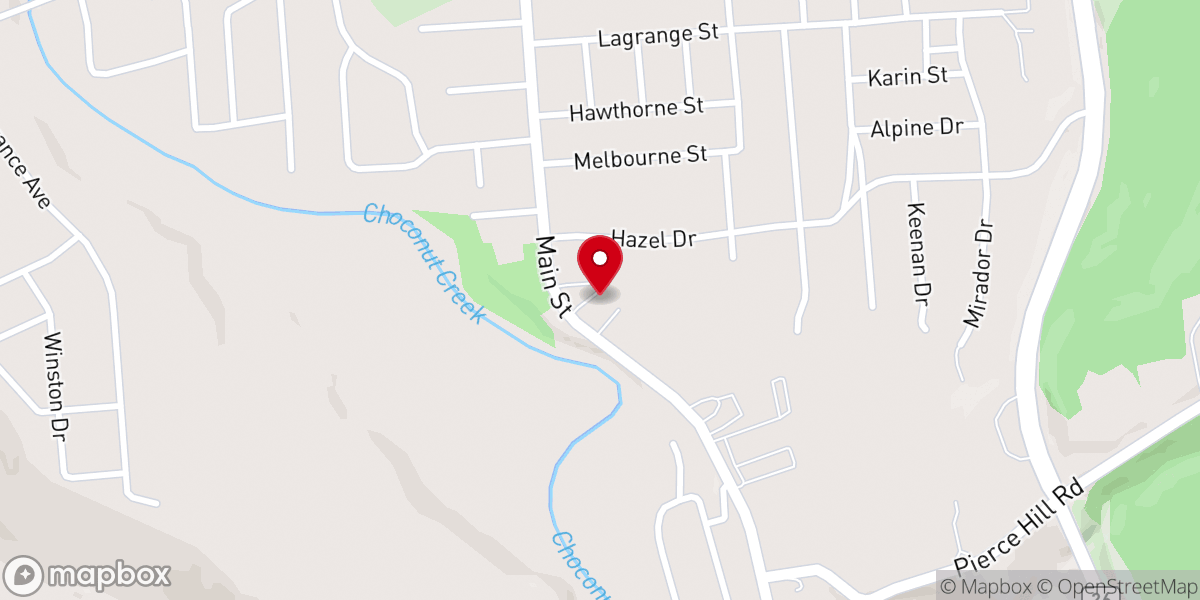 Map showing location of Calvary Tabernacle
