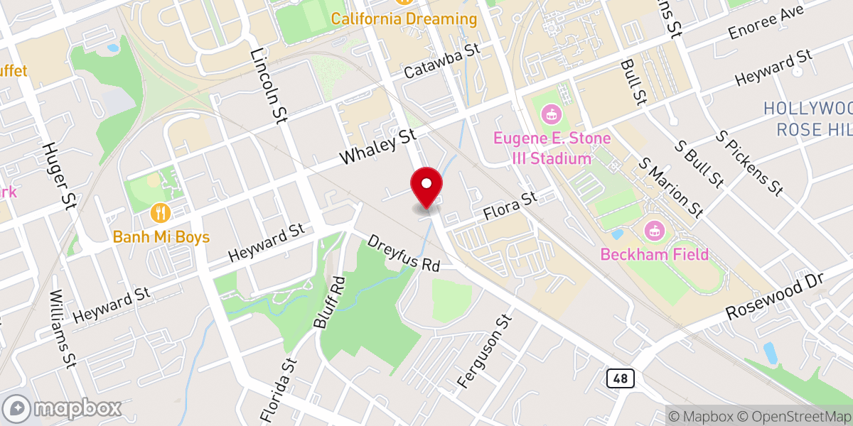 Map showing location of Church of Jesus Christ