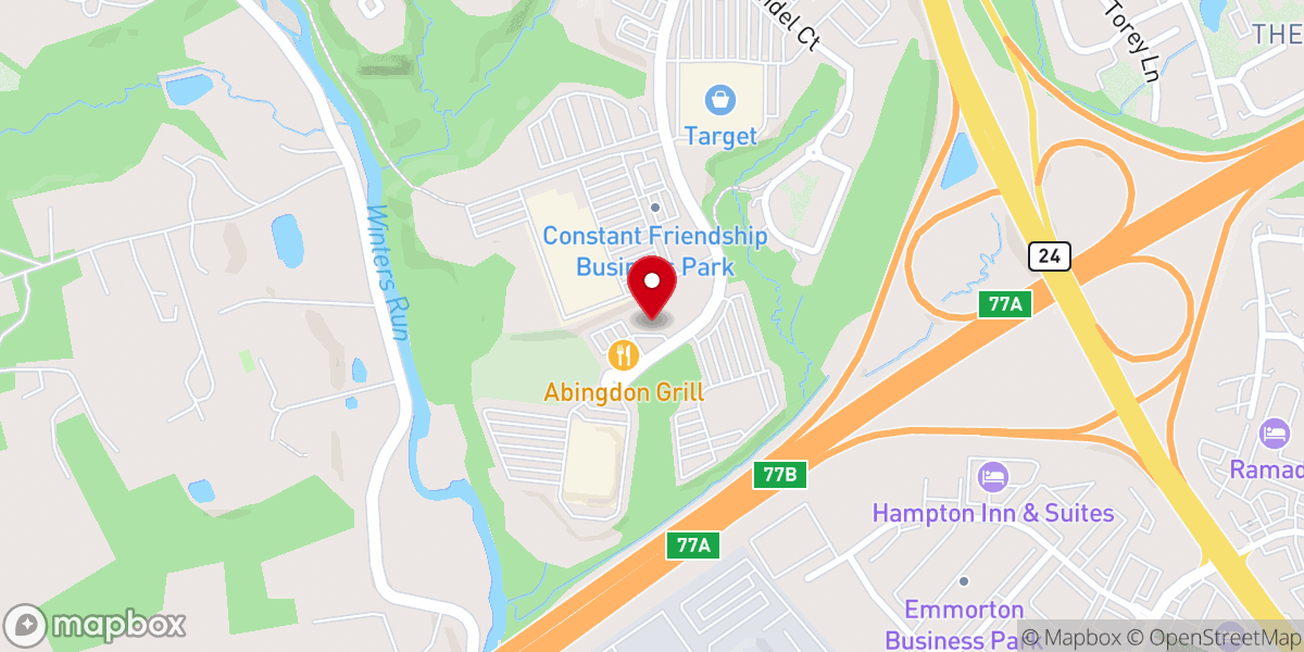 Map showing location of Sovereign Grace Church of Abingdon | Harford County
