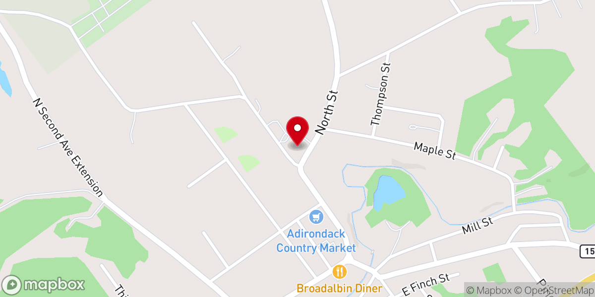 Map showing location of St Joseph's Church